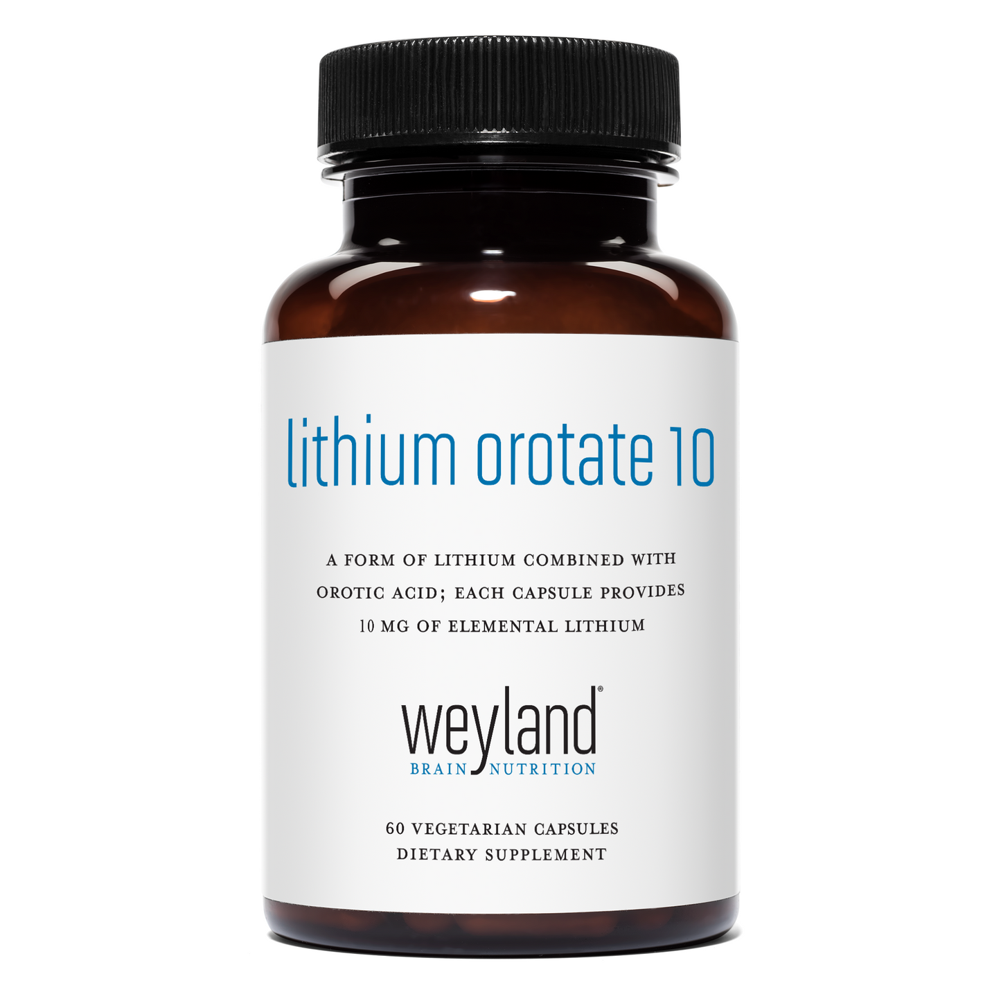 Lithium Orotate 60 Capsules 10mg USA Made