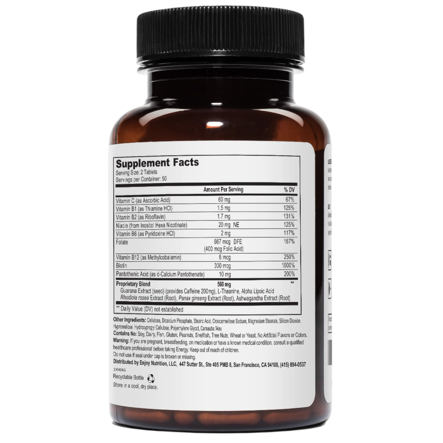 Weyland Energy Tablets 100 Tablets - USA Made