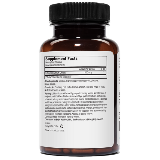 Lithium Orotate – 1000 mcg