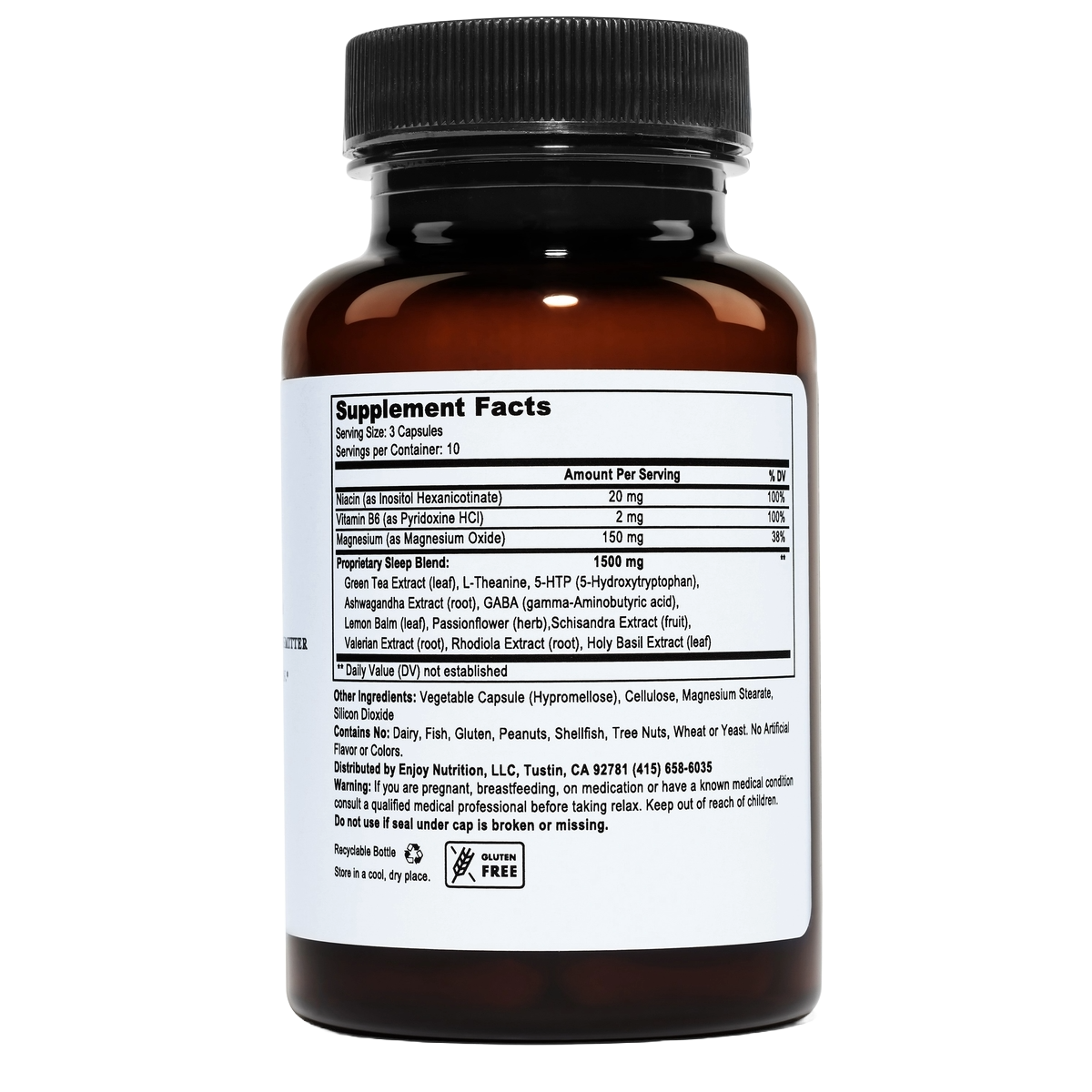 Weyland Relax Capsules | Sleep Aid & Immunity Support | USA Made