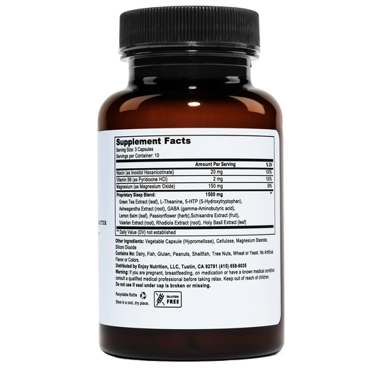 Weyland Relax Capsules | Sleep Aid & Immunity Support | USA Made