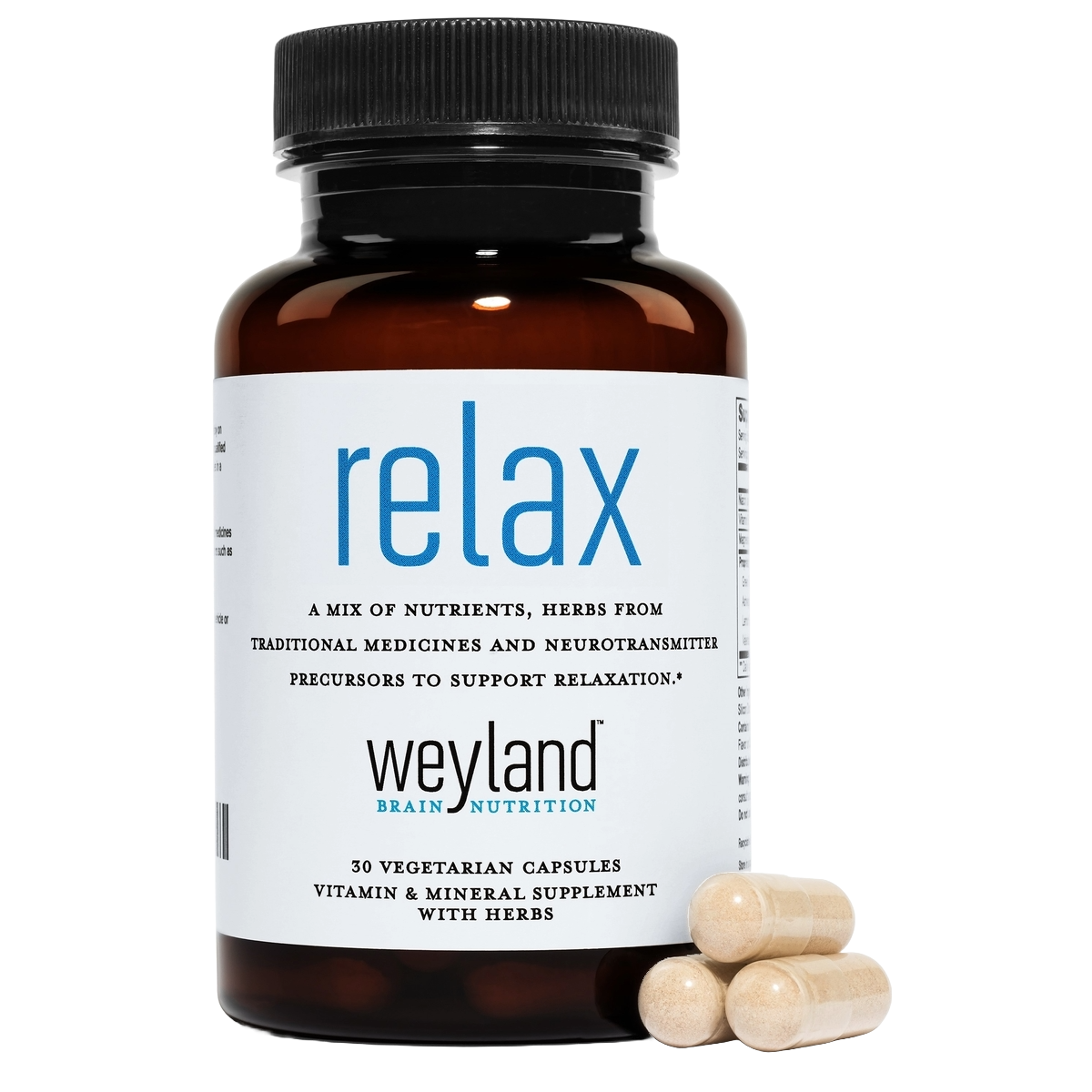 Weyland Relax Capsules | Sleep Aid & Immunity Support | USA Made