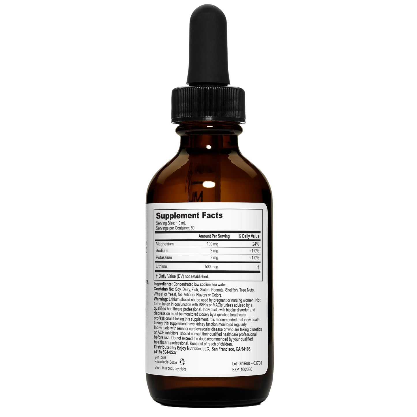 Ionic Liquid Lithium Drops 60mL