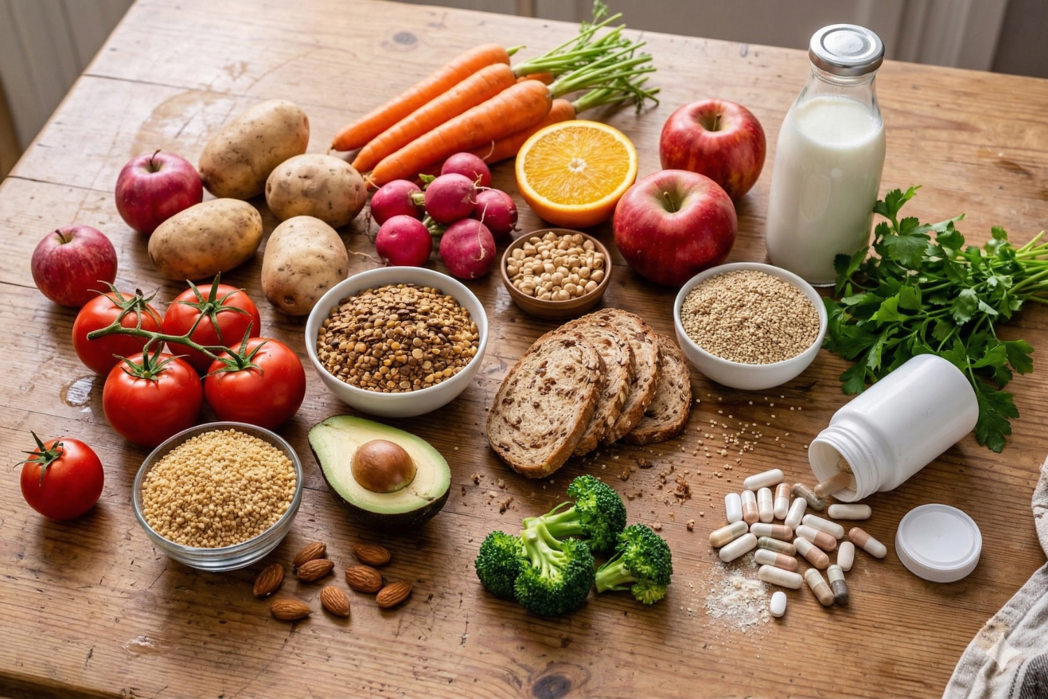 Food containing lithium