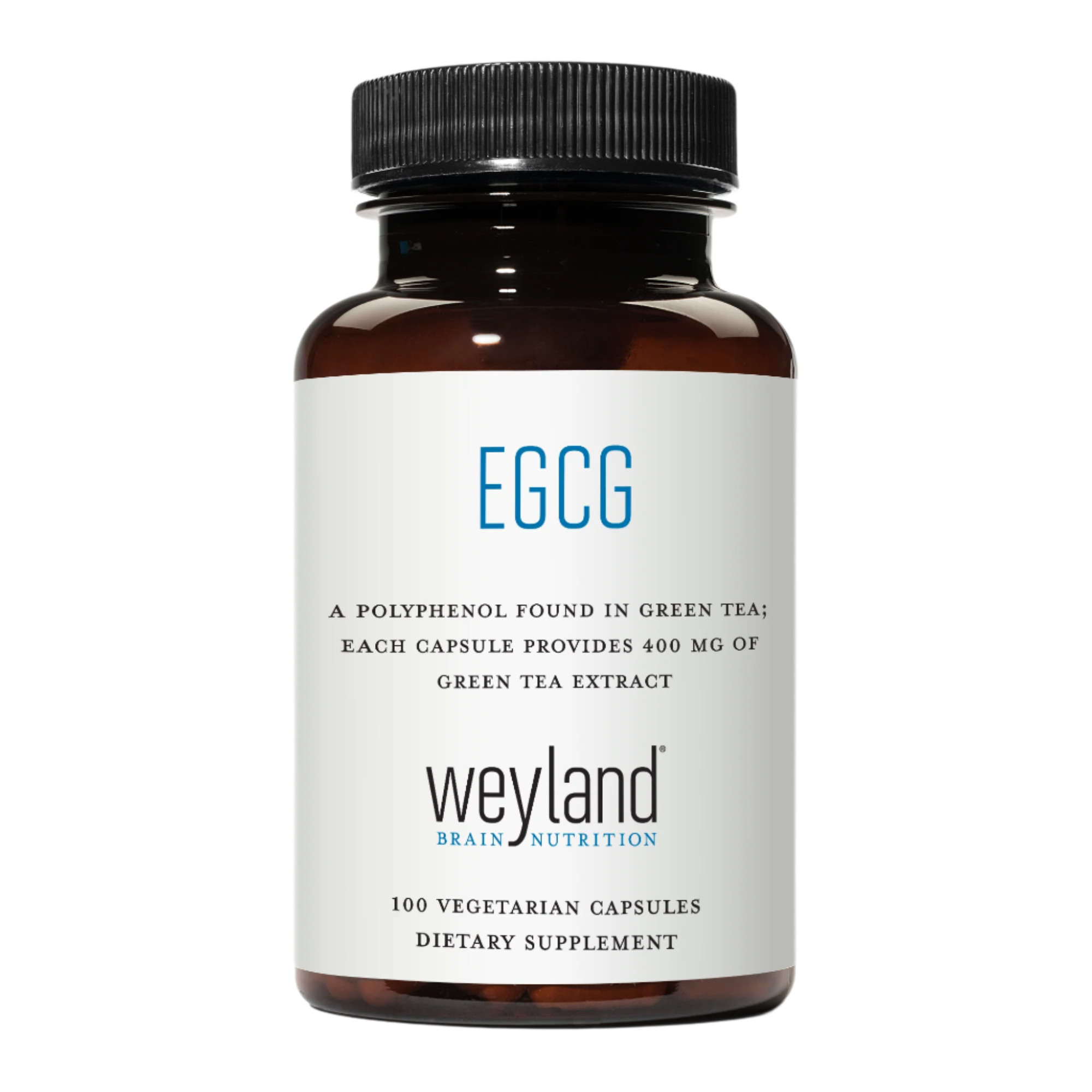 Weyland EGCG from Green Tea Extract 100 Capsules USA