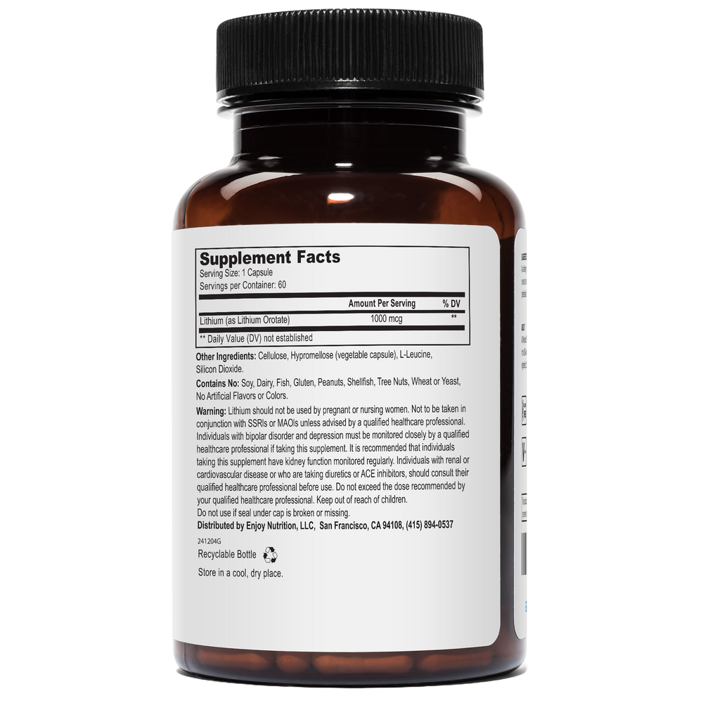 Lithium Orotate – 1000 mcg