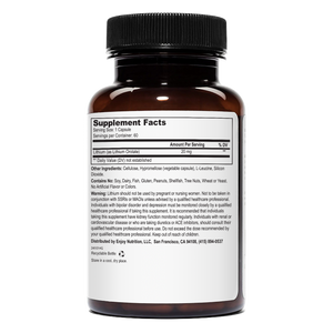 Lithium Orotate 20mg 60 Vegetarian Capsules