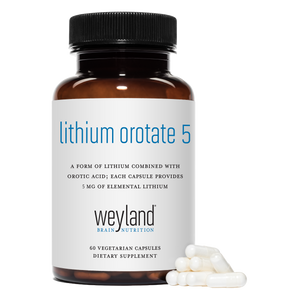 Lithium Orotate 5mg 60 Vegetarian Capsules