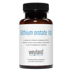 Lithium Orotate 10mg 60 Vegetarian Capsules