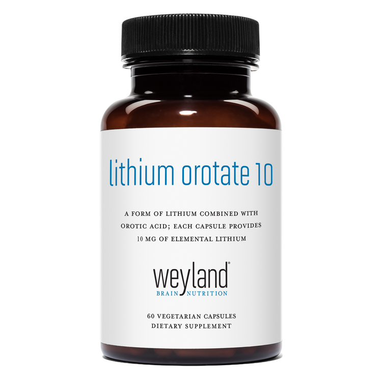 Weyland Brain Nutrition lithium orotate products