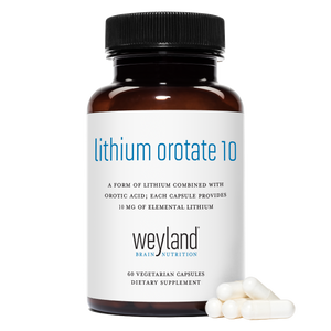 Lithium Orotate 10mg 60 Vegetarian Capsules