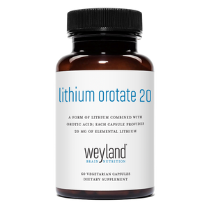Lithium Orotate 20mg 60 Vegetarian Capsules