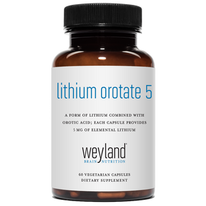Lithium Orotate 5mg 60 Vegetarian Capsules