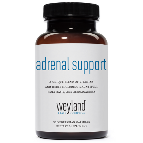 Adrenal Support Capsules Magnesium Vitamin C Zinc - USA Made