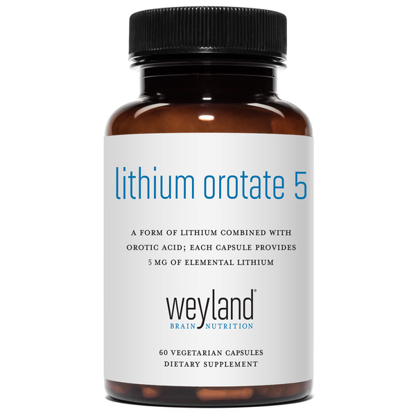 Weyland Brain Nutrition Lithium Orotate 5mg