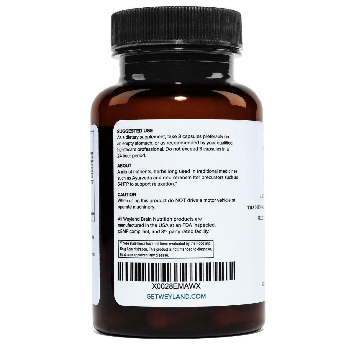 Weyland Relax Capsules | Sleep Aid & Immunity Support |  USA Made